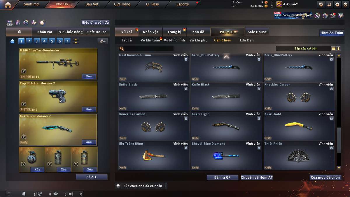 shop acc cf uy tin gia re